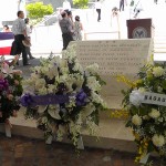 国立太平洋記念墓地への献花